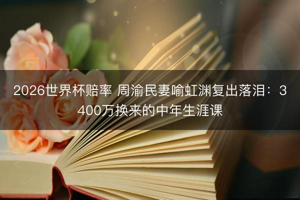 2026世界杯赔率 周渝民妻喻虹渊复出落泪:3400万换来的中年生涯课